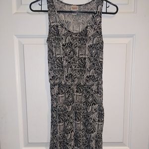 Black and white dress with back cut out